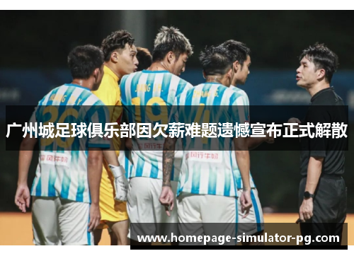 广州城足球俱乐部因欠薪难题遗憾宣布正式解散 广州城足球俱乐部因欠薪难题遗憾宣布正式解散