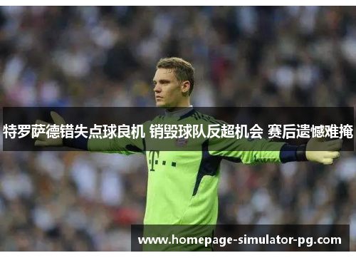 特罗萨德错失点球良机 销毁球队反超机会 赛后遗憾难掩