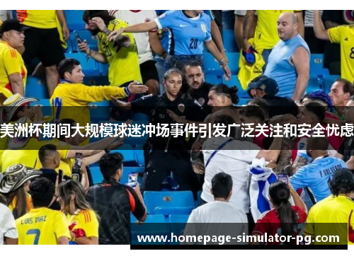 美洲杯期间大规模球迷冲场事件引发广泛关注和安全忧虑